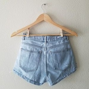 Brandy Melville Shorts - Brandy Melville distressed light wash shorts Brandy Melville Shorts - Brandy Melville distressed light wash shorts